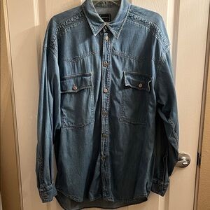 Vintage Versace Jeans Couture Denim Shirt.